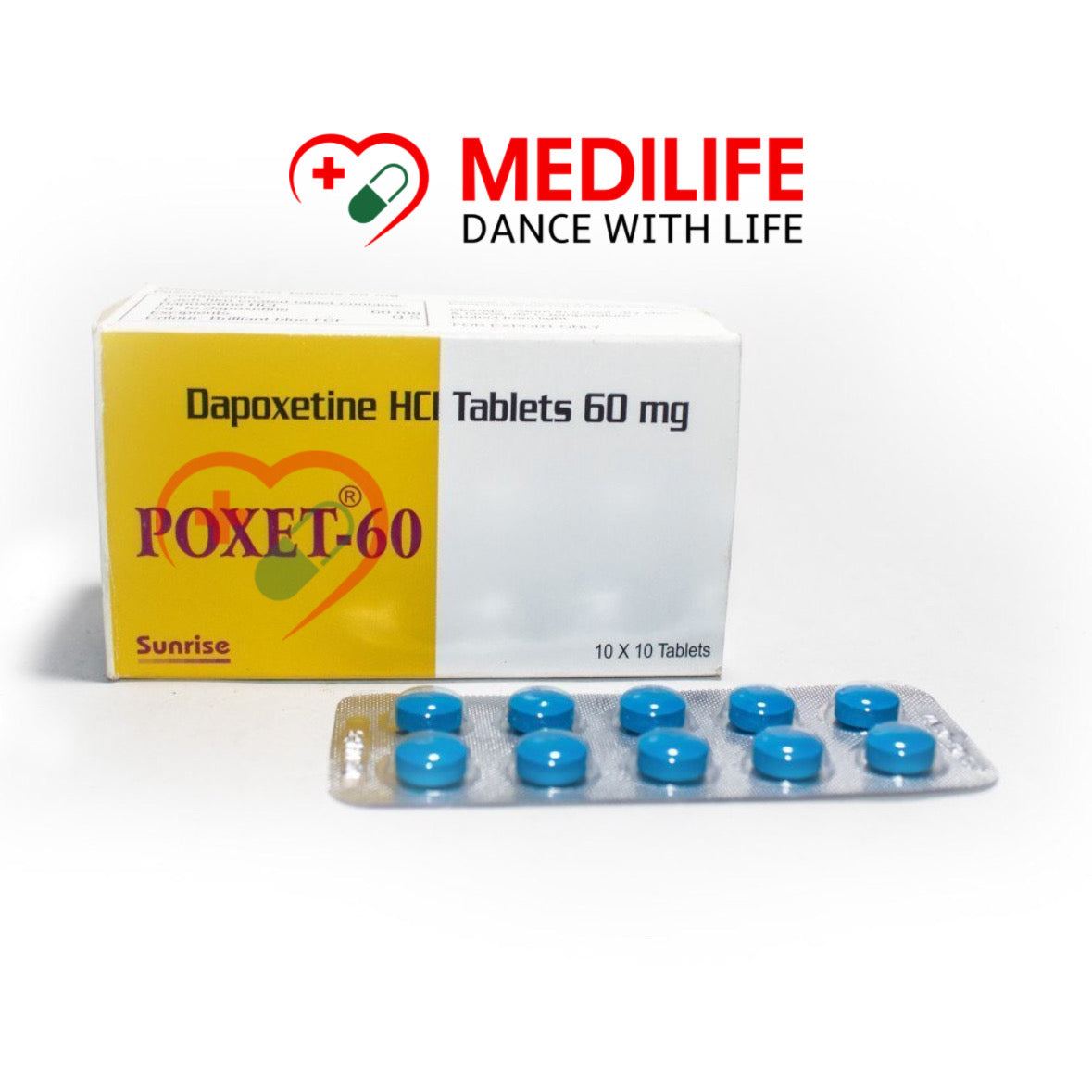 Apoxet 60mg – Dapoxetine 60mg Tablets