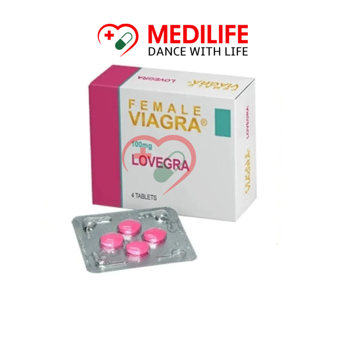 Lovegra 100mg – Sildenafil Sitrate 100mg