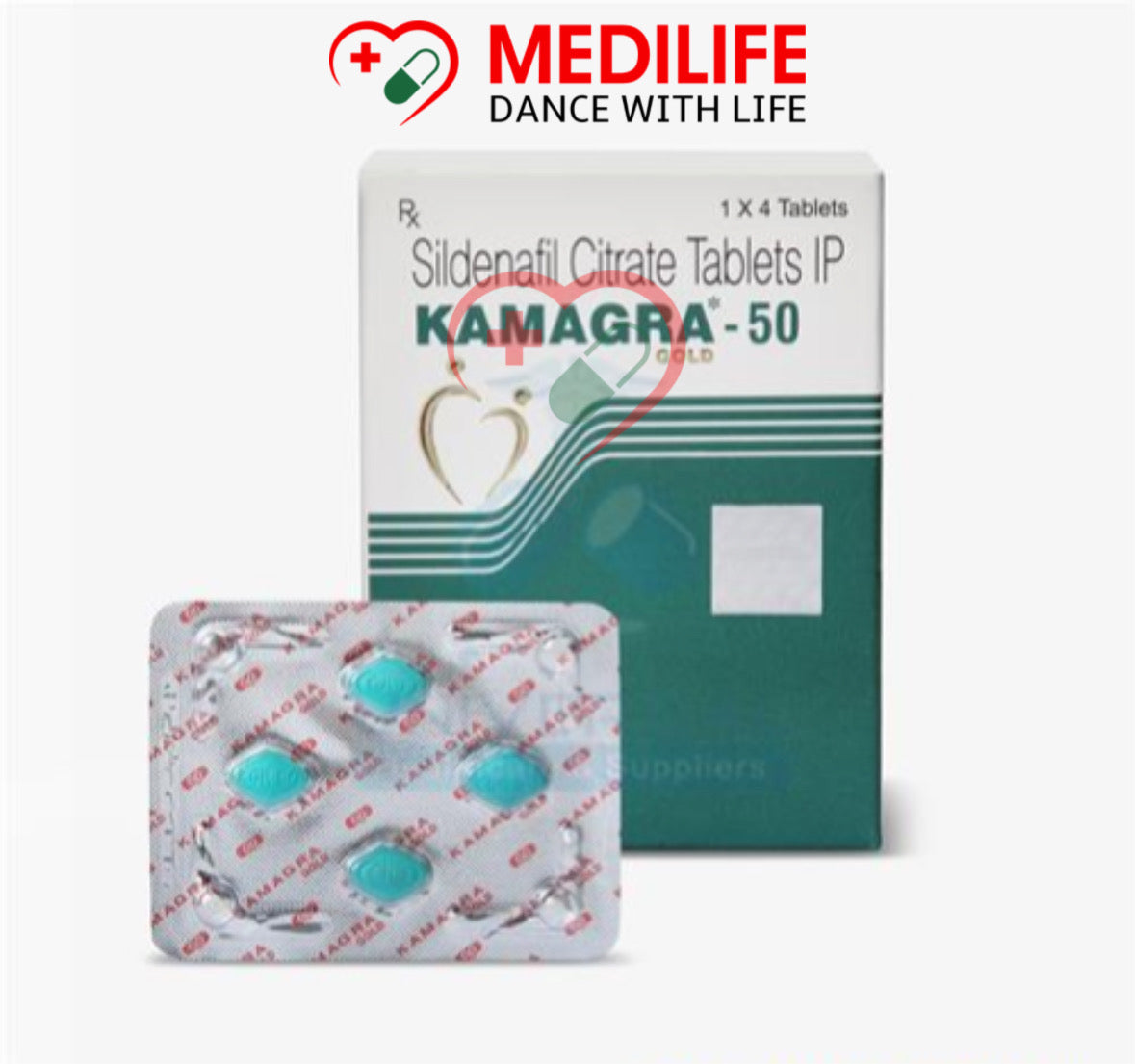Kamagra Gold 50mg – Sildenafil Sitrate 50mg Tablets