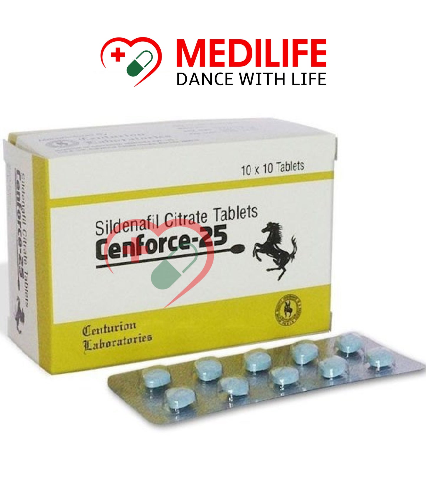 Cenforce 25mg – Sildenafil Citrate 25mg Tablets