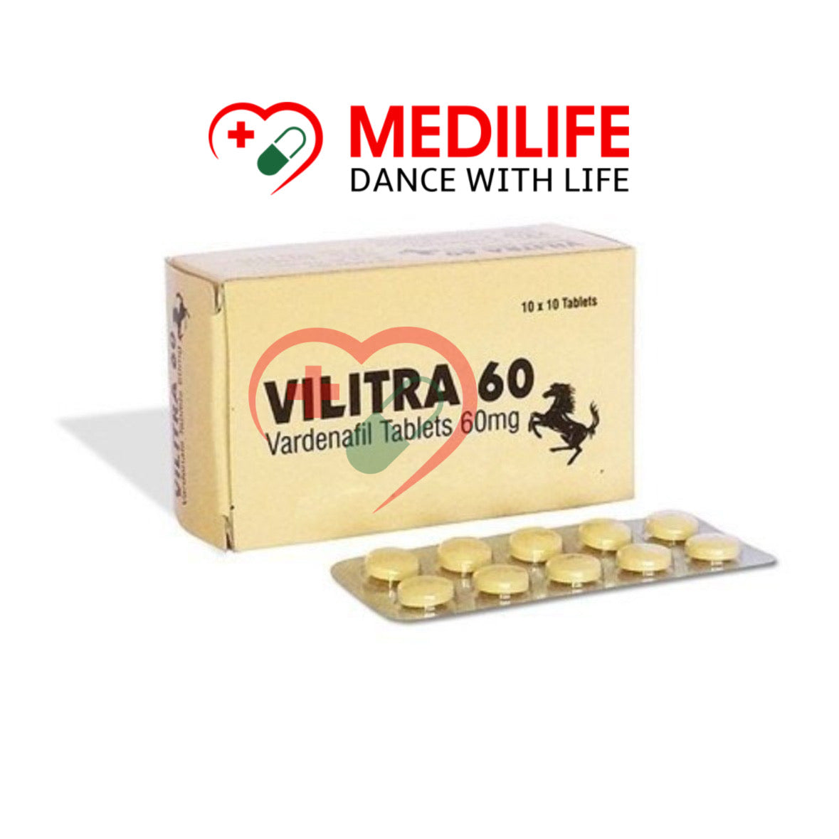 Vardenafil 60mg – Vilitra 60 Tablets
