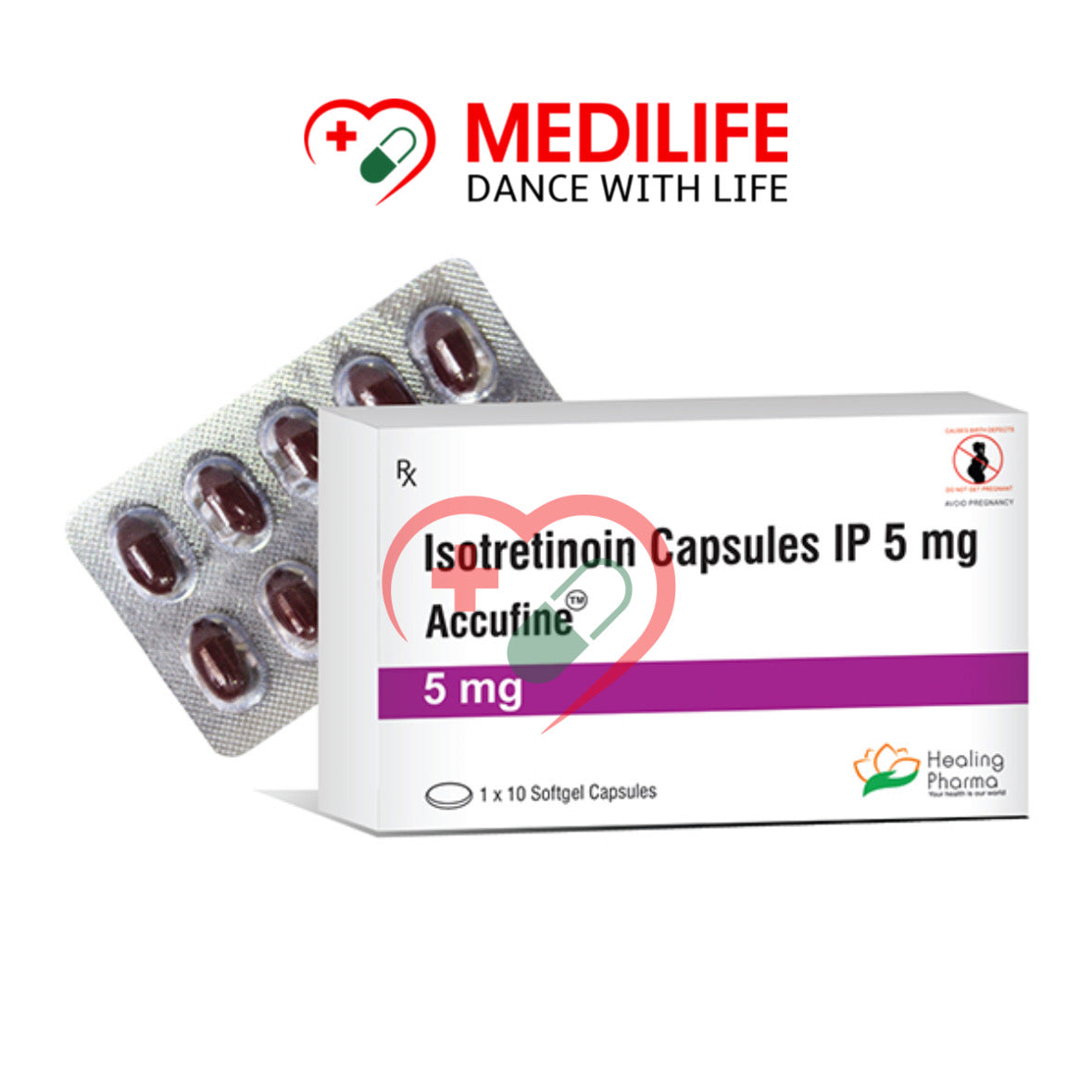 Isotretinoin 5mg – Accufine 5mg Capsules