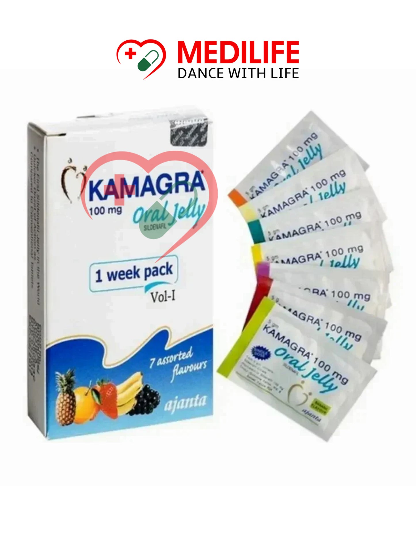 Kamagra Oral Jelly Vol-1 – Sildenafil Sitrate 100mg