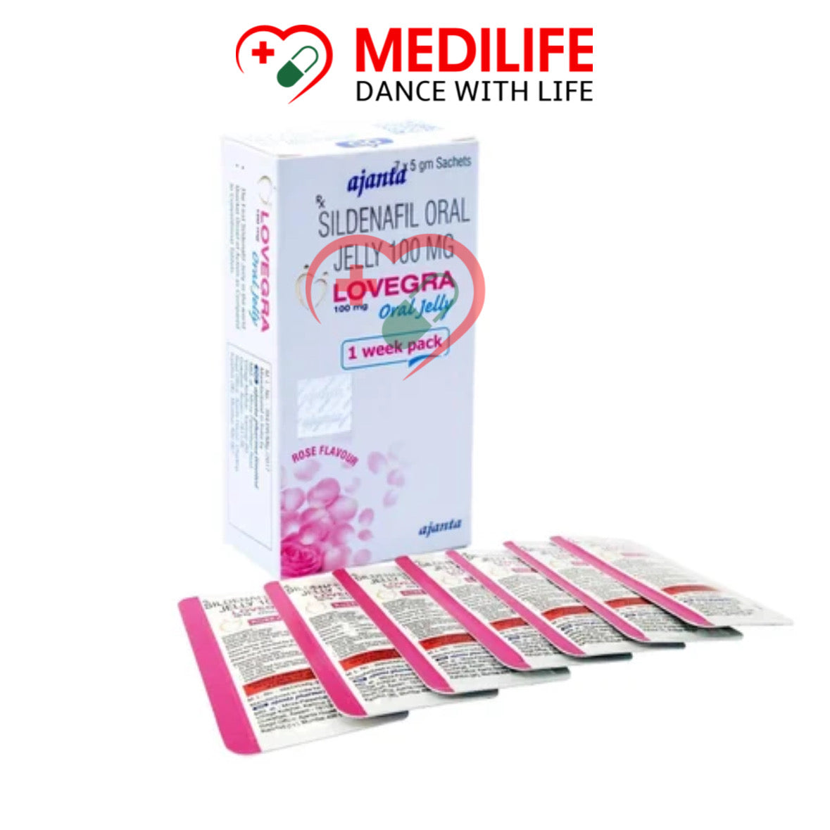 Lovegra Oral Jelly – Sildenafil Sitrate 100mg