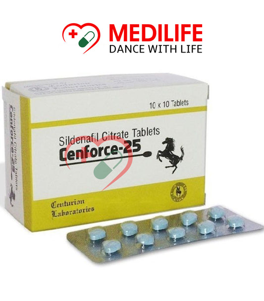 Cenforce 25mg – Sildenafil Citrate 25mg Tablets