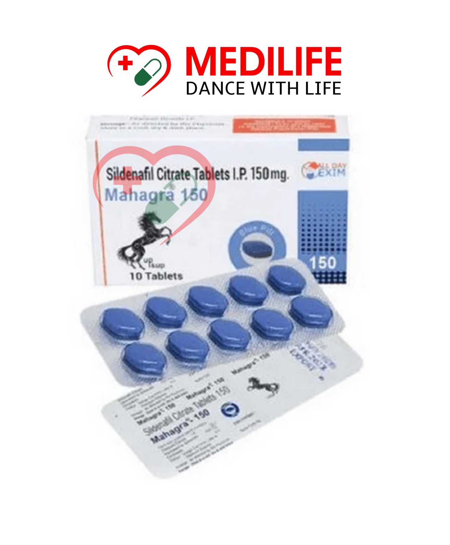 Mahagra 150mg – Sildenafil Sitrate 150mg Tablets
