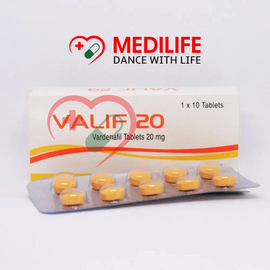 Valif 20 – Vardenafil 20mg Tablets