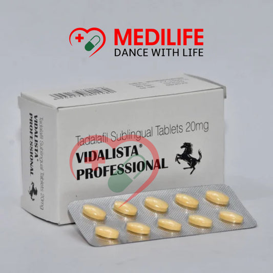Vidalista Professional 20 – Tadalafil 20mg Tablets