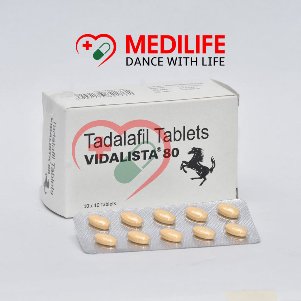 Vidalista 80mg – Tadalafil 80mg Tablets