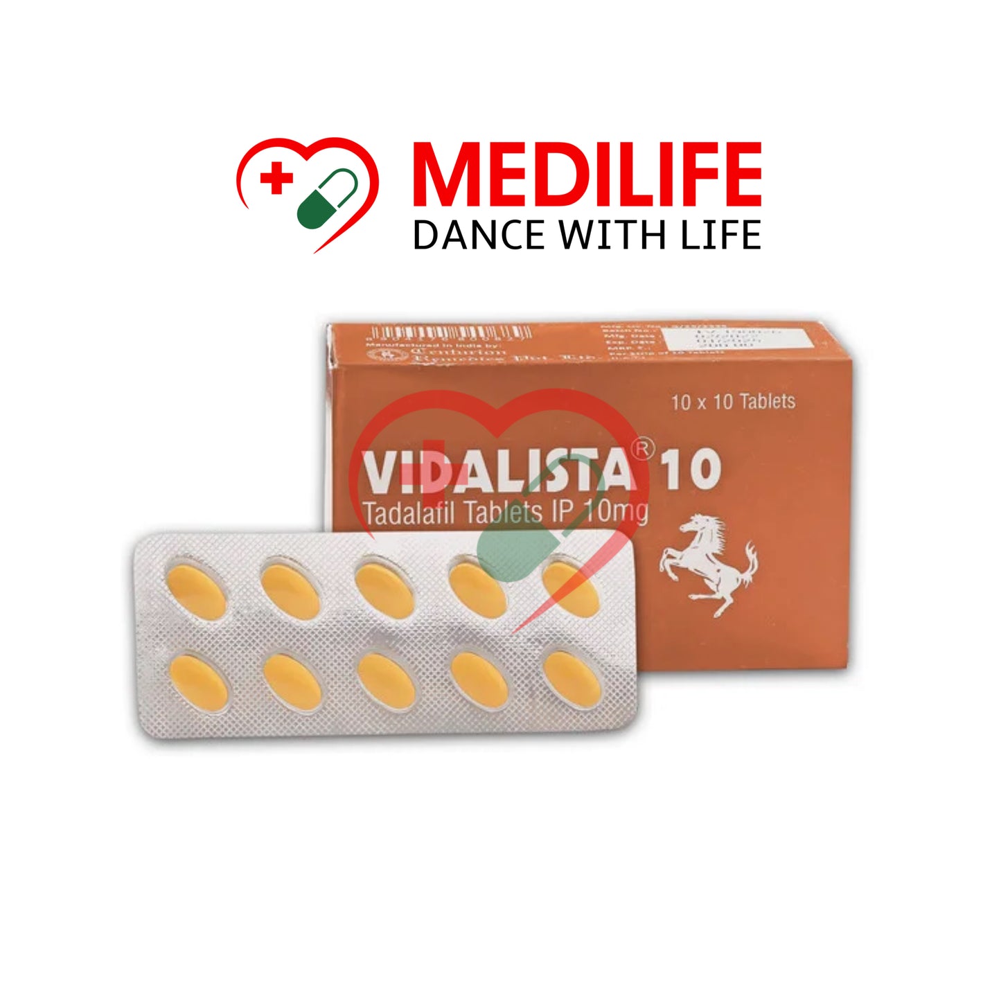 Vidalista 10mg – Tadalafil 10mg Tablets