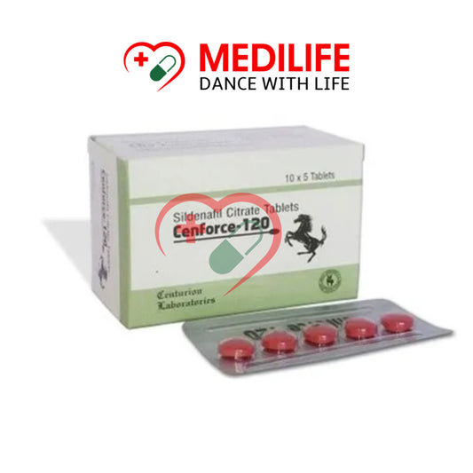 Cenforce 120mg – Sildenafil Citrate 120mg Tablets