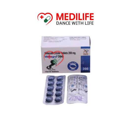 Mahagra 200mg – Sildenafil Sitrate 200mg Tablets
