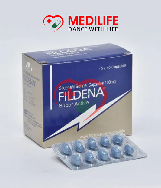 Sildenafil Citrate 100mg – Fildena Super Active Tablets