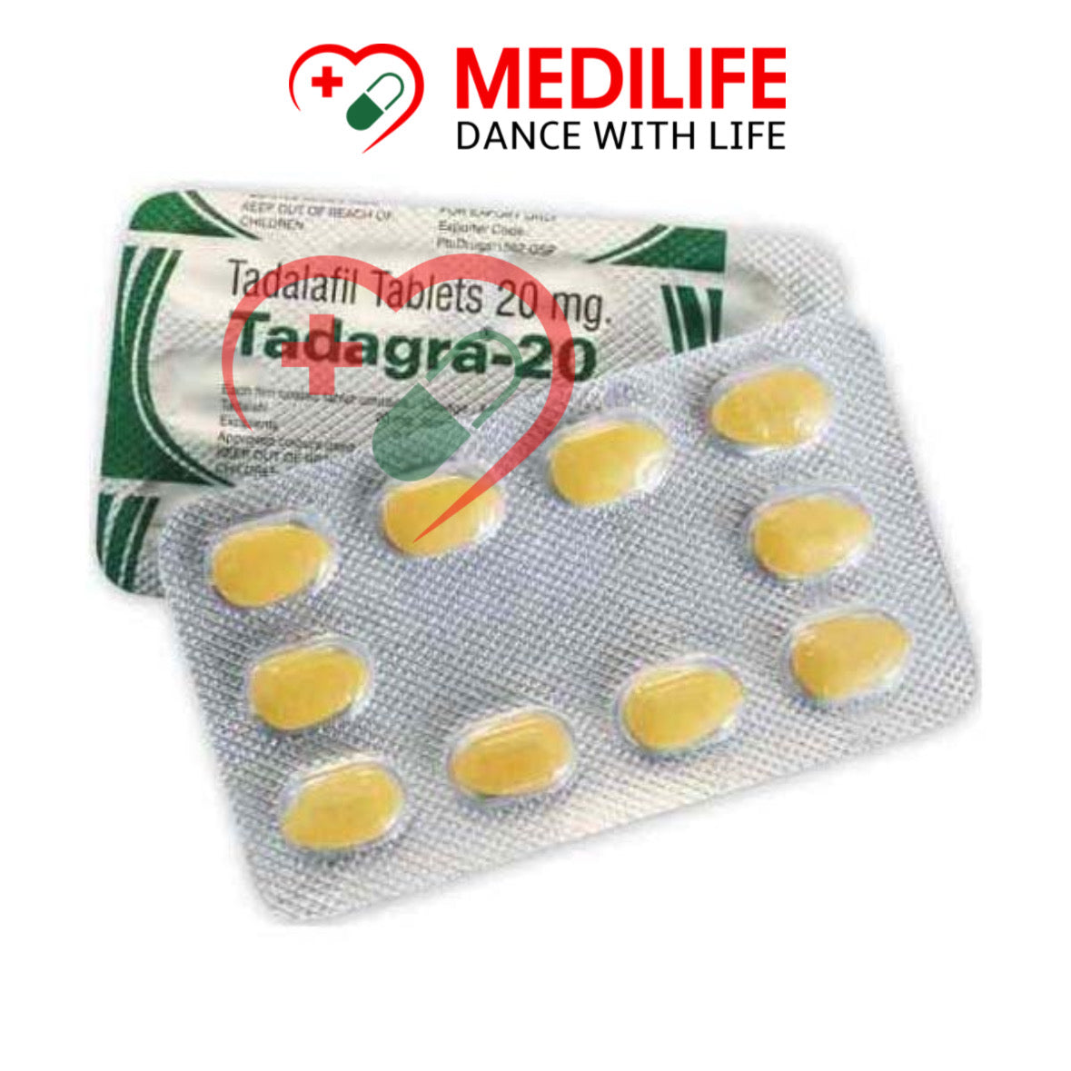 Tadaga 20 – Tadalafil 20mg Tablets