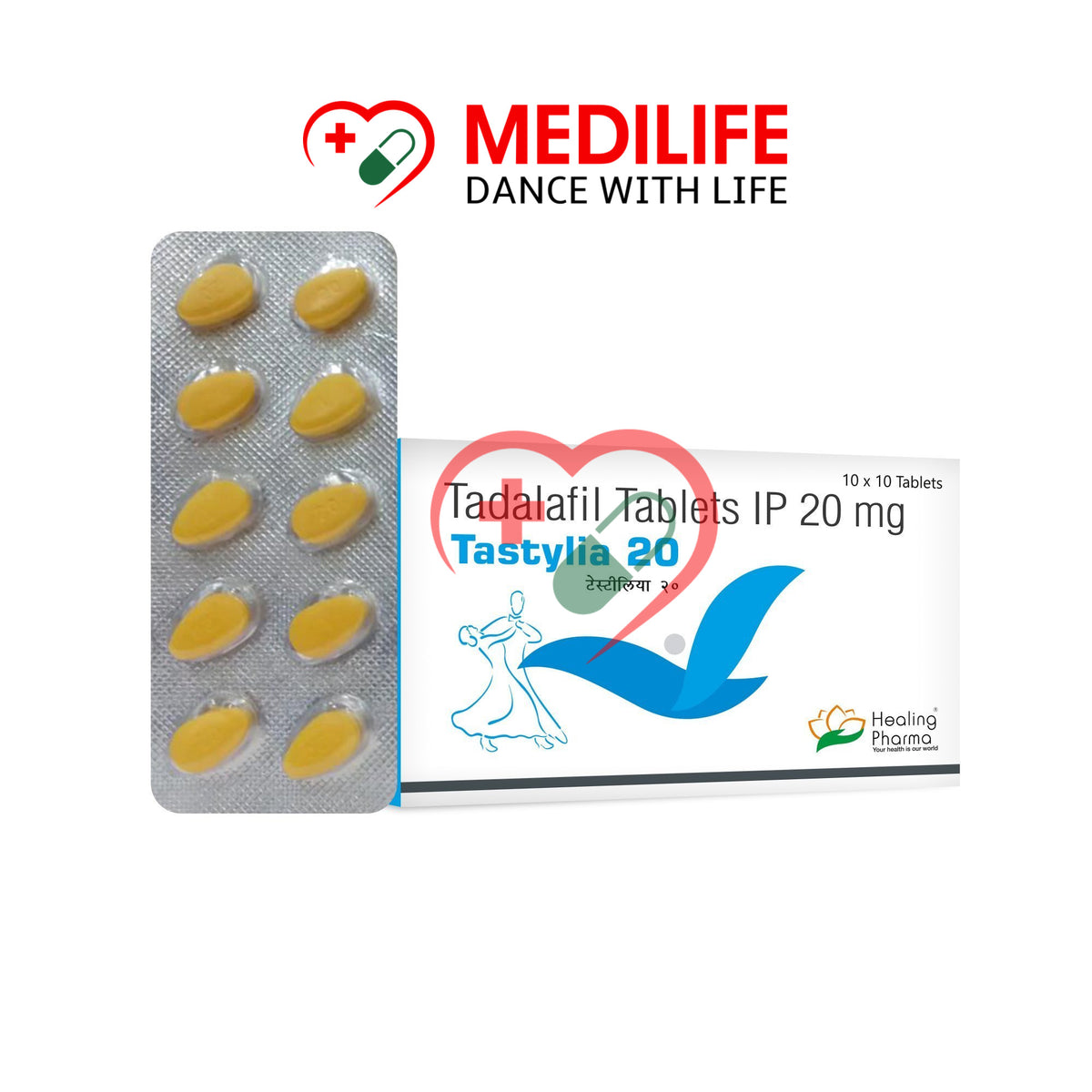 Tadalafil 20mg – Tastylia 20mg Tablets