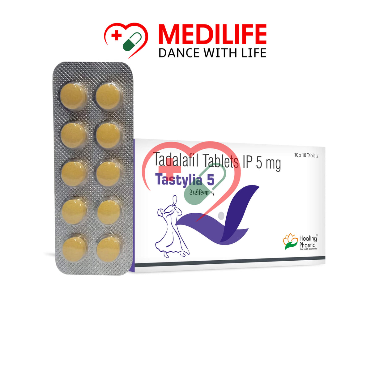 Tadalafil 5mg – Tastylia 5mg Tablets