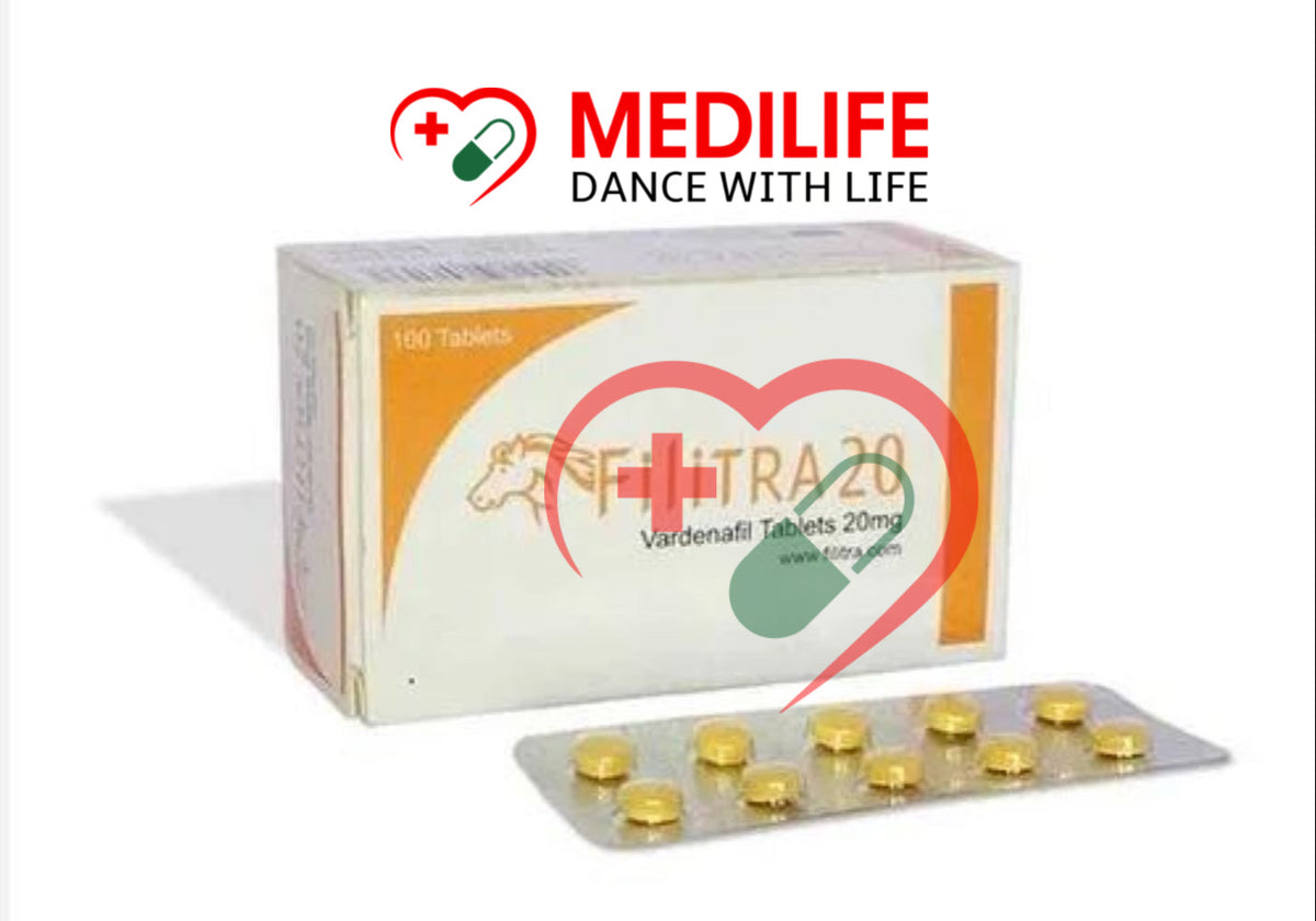 Vardenafil 20mg – Filitra 20 Tablets