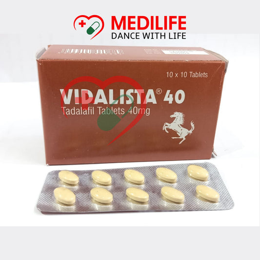 Vidalista 40mg – Tadalafil 40mg Tablets