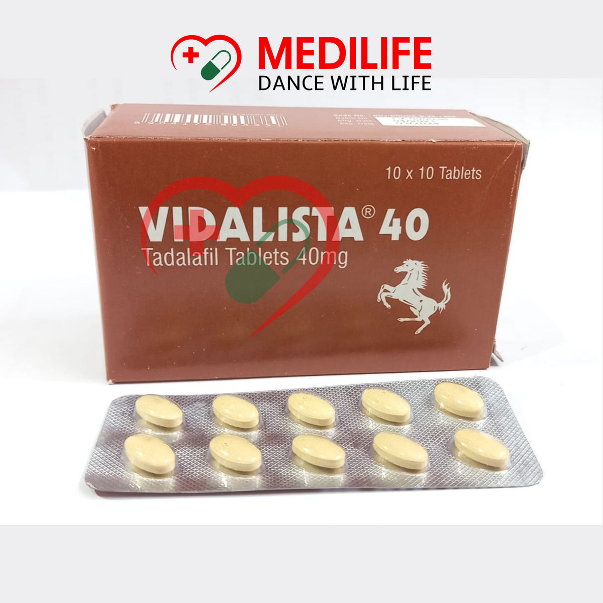 Vidalista 40mg – Tadalafil 40mg Tablets