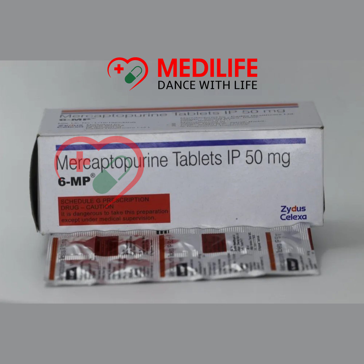 Mercaptopurine 50 mg tablets