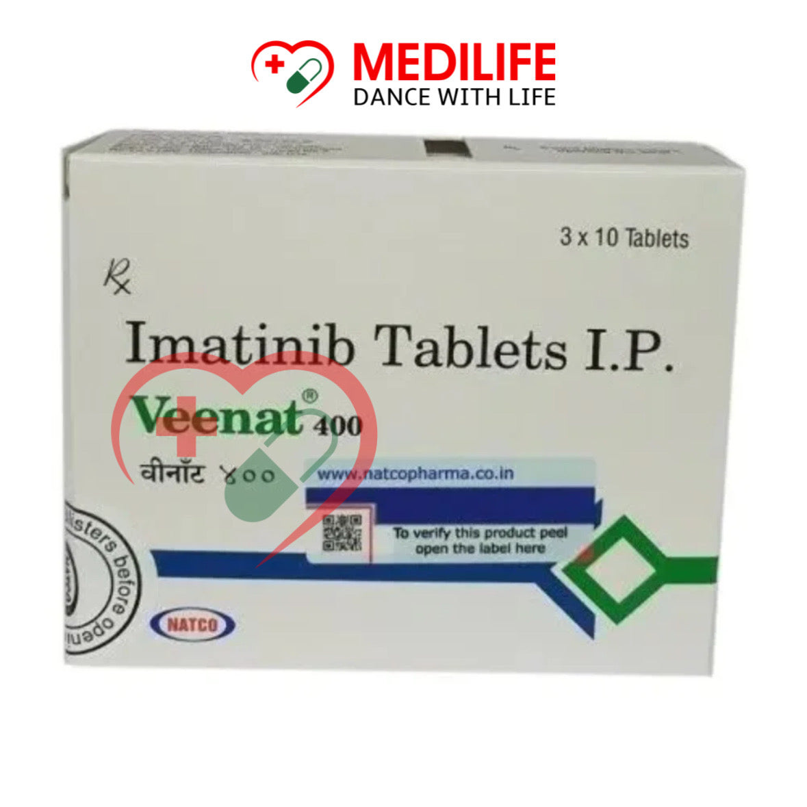 Veenat Imatinib 400 Mg Tablets