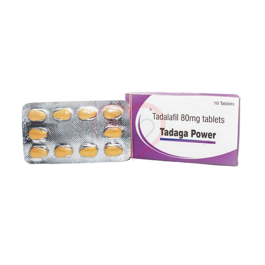 Tadaga Power 80 – Tadalafil 80MG Tablets